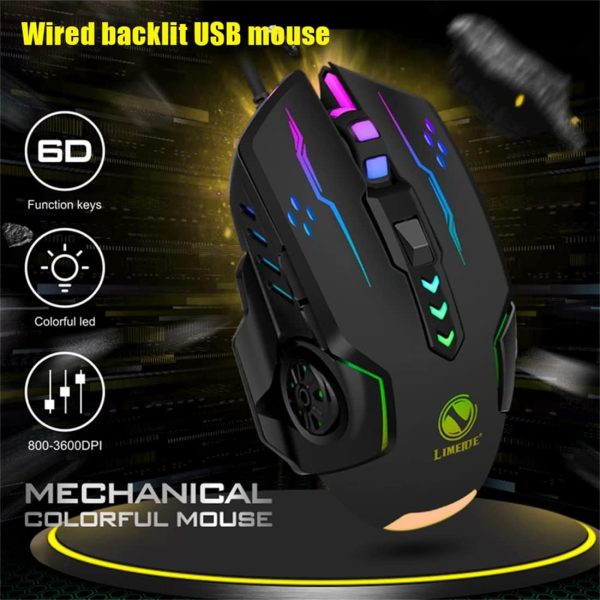 Glowing LED Gaming Mouse