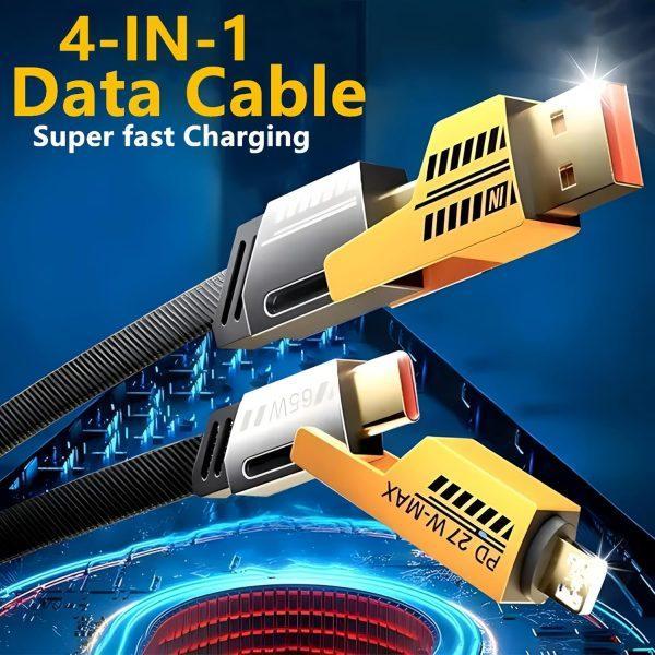 Power Fusion 4 In 1 Charger Cable