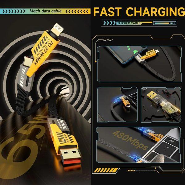 Power Fusion 4 In 1 Charger Cable