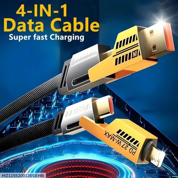 Power Fusion 4 In 1 Charger Cable