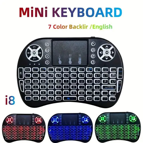 I8 Mini Wireless Keyboard Backlit