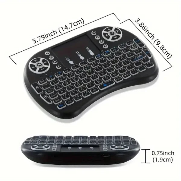 I8 Mini Wireless Keyboard Backlit